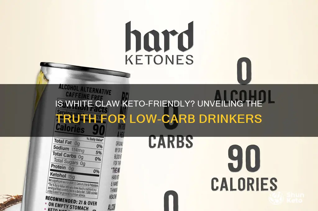 is white claw okay on keto diet