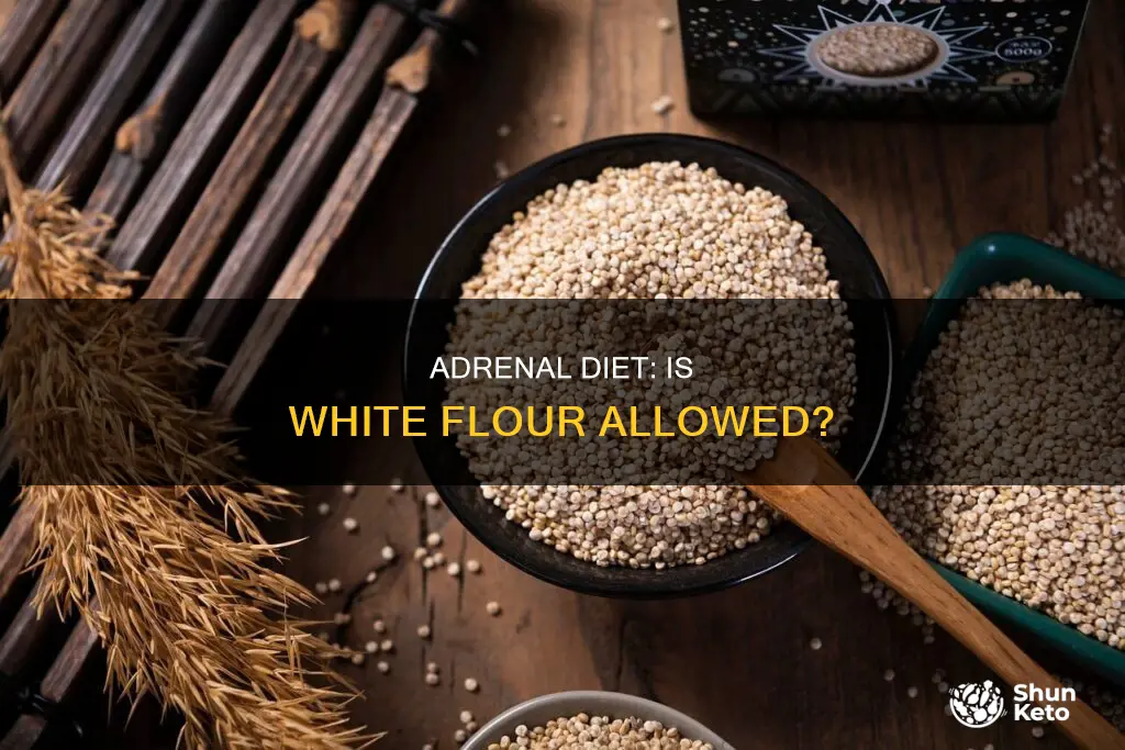 is white flour allowed on a adrenal diet