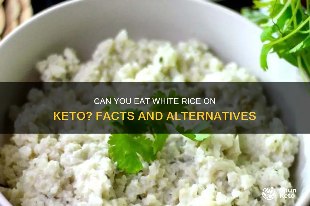is white rice ok on keto diet