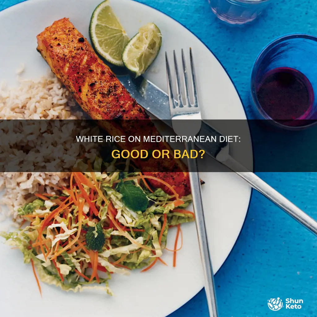 is white rice ok on mediterranean diet