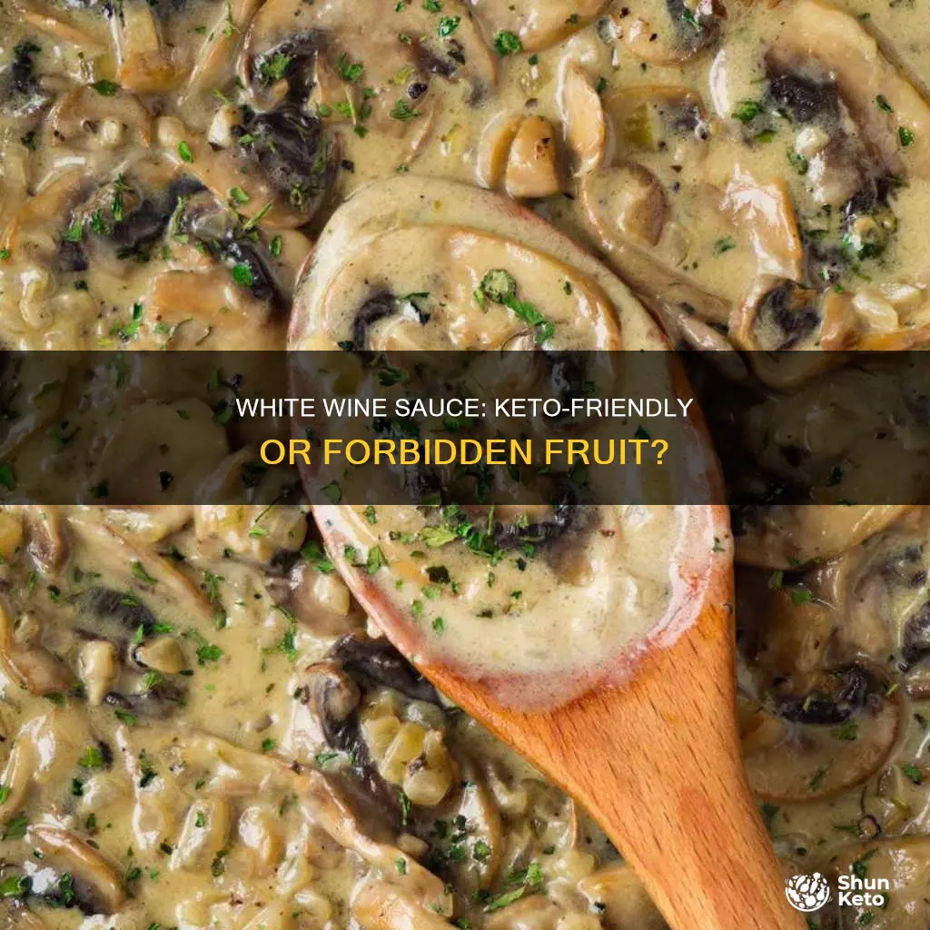 is white wine sauce keto