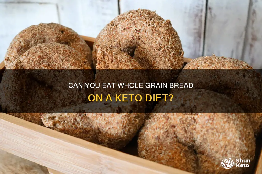 is whole grain bread allowed on keto diet