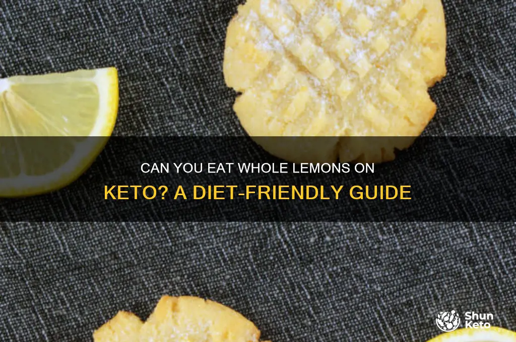 is whole lemon ok for keto diet