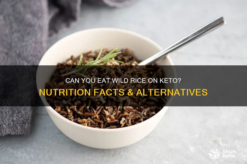 is wild rice allowed on keto diet