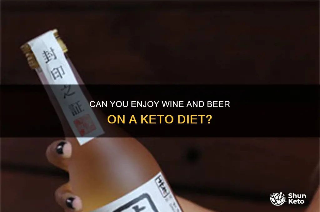 is wine and beer offered on a keto diet