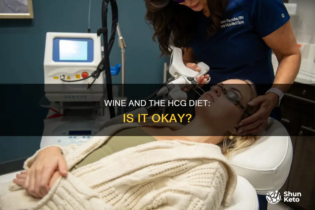 is wine ok on hcg diet