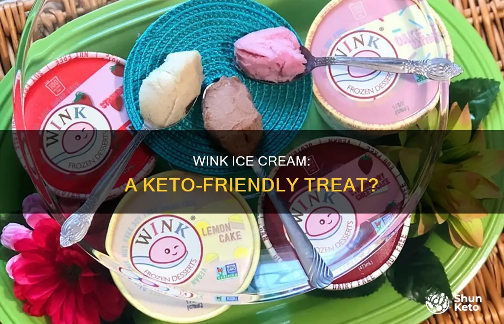 is wink ice cream keto