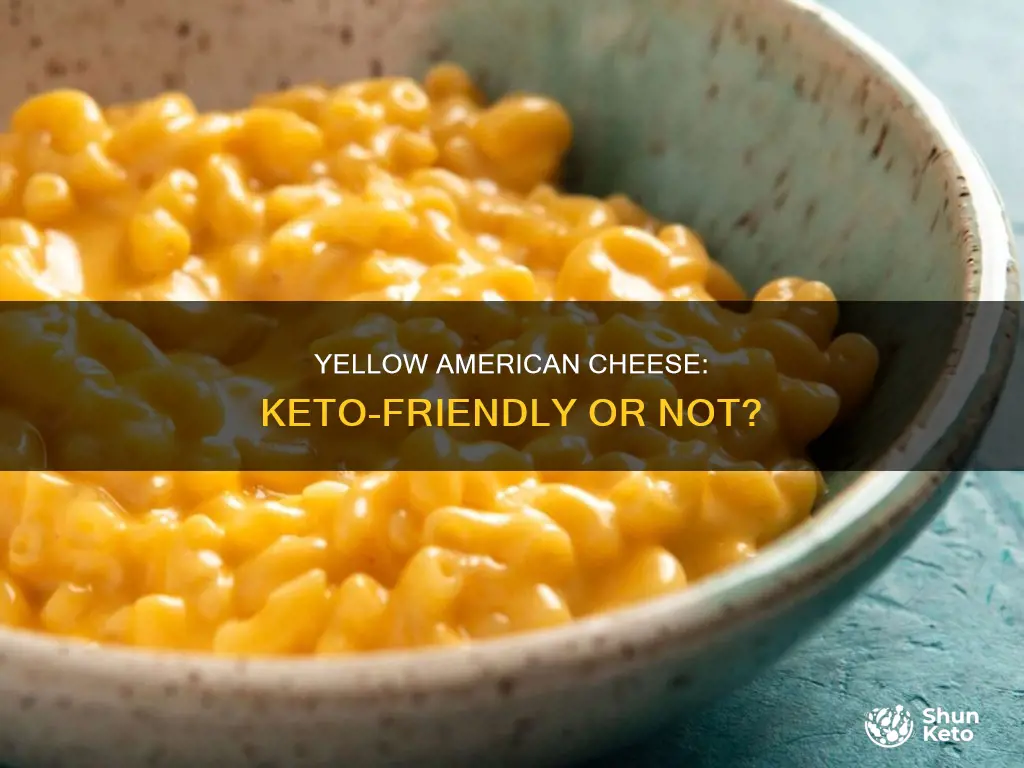 is yellow american cheese keto