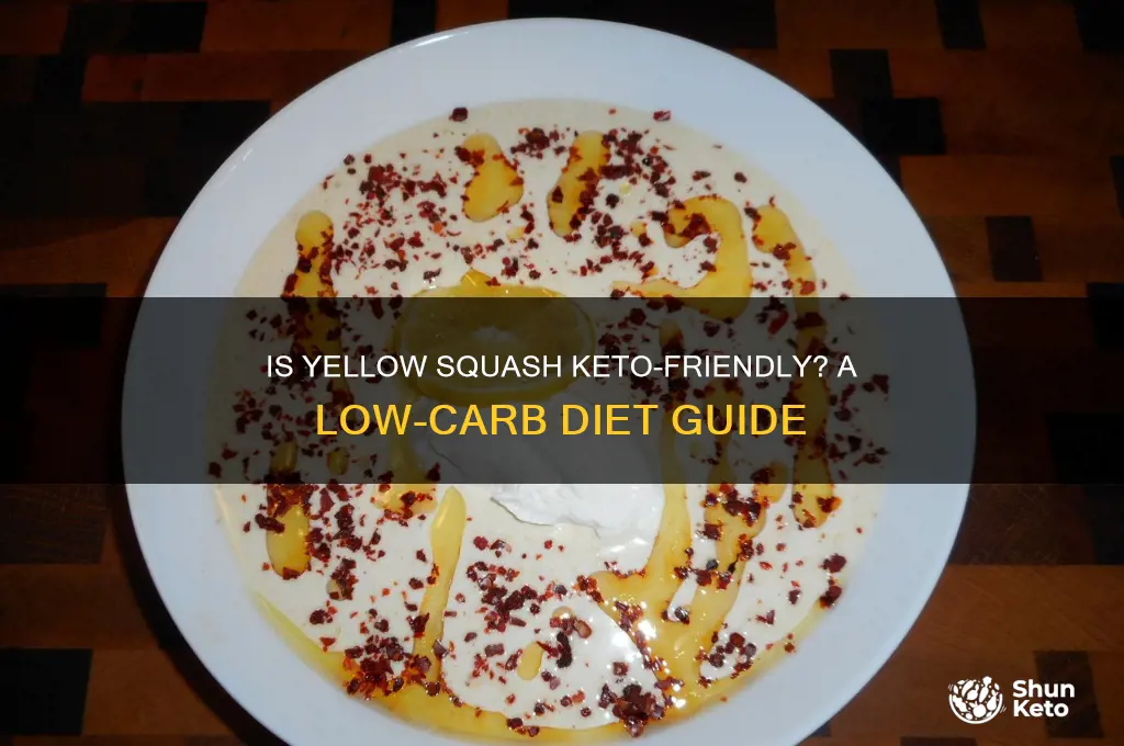 is yellow squash keto