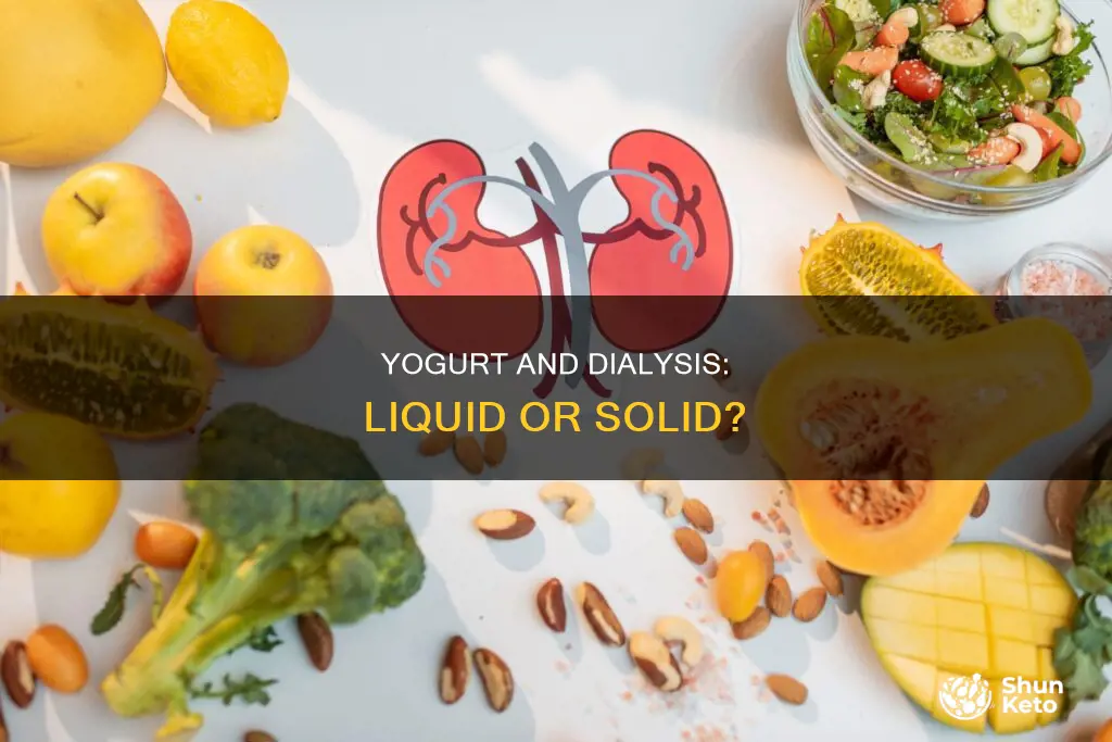 is yogurt liquid in dialysis diet