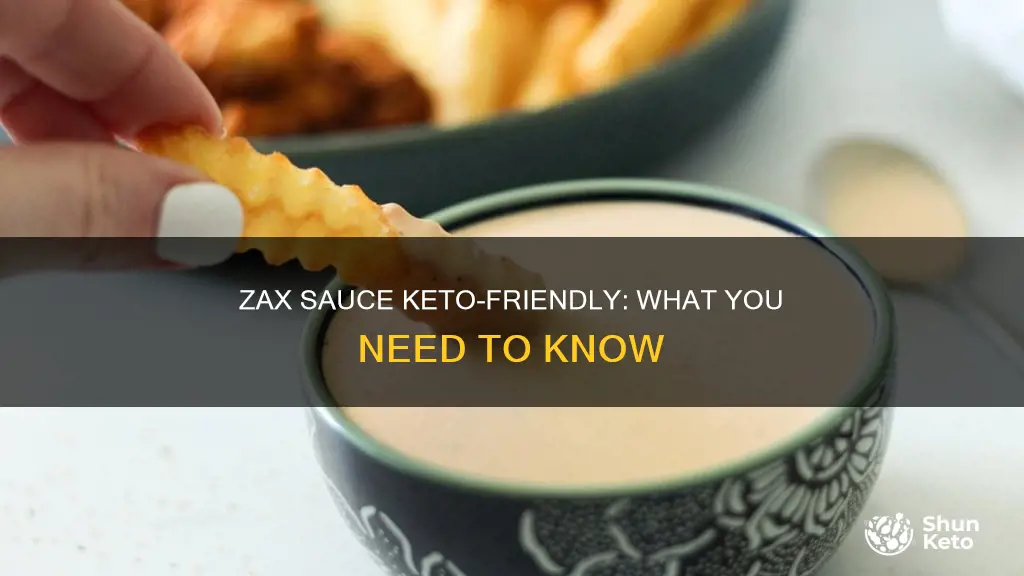 is zax sauce keto