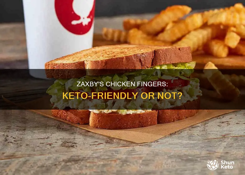 is zaxbys chicken fingers keto