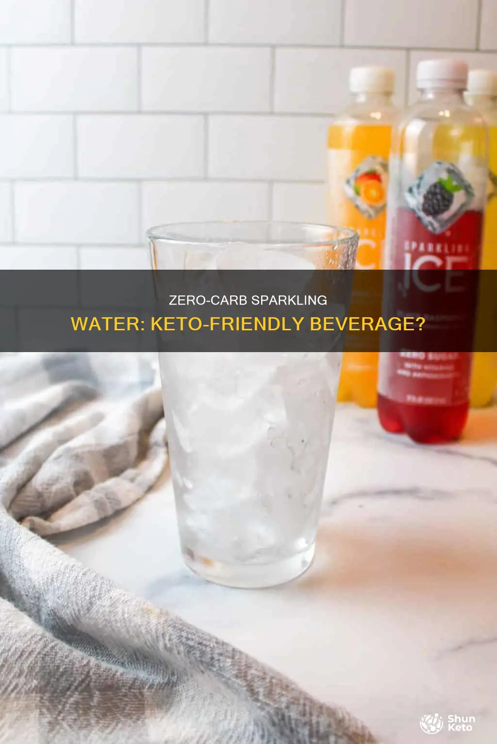 is zero carb sparkling water keto