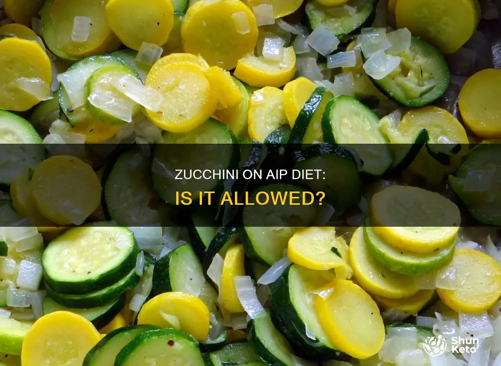 is zucchini allowed on aip diet