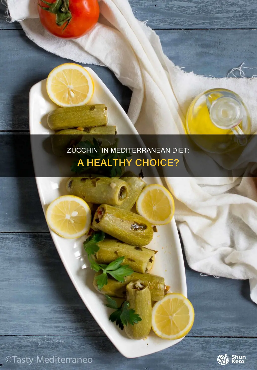 is zucchini on mediterranean diet