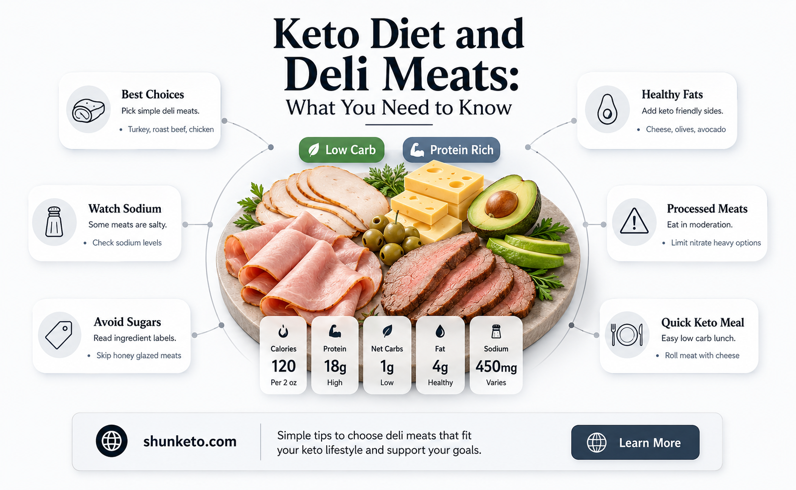 are deli meats allowed on keto