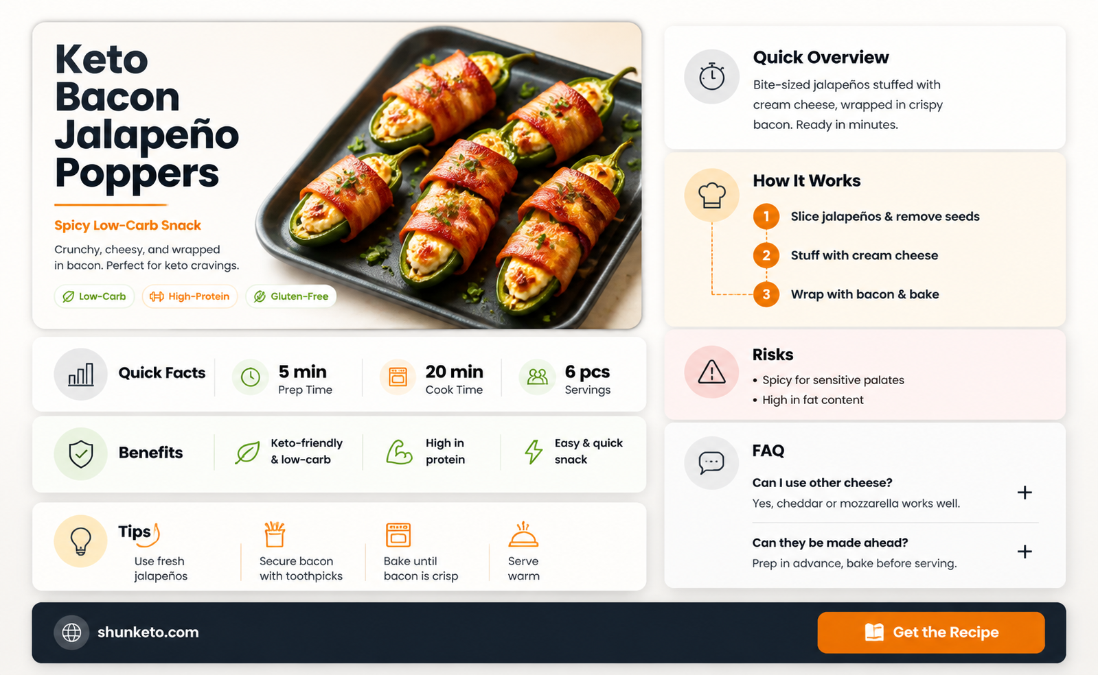are bacon wrapped jalapeno poppers keto