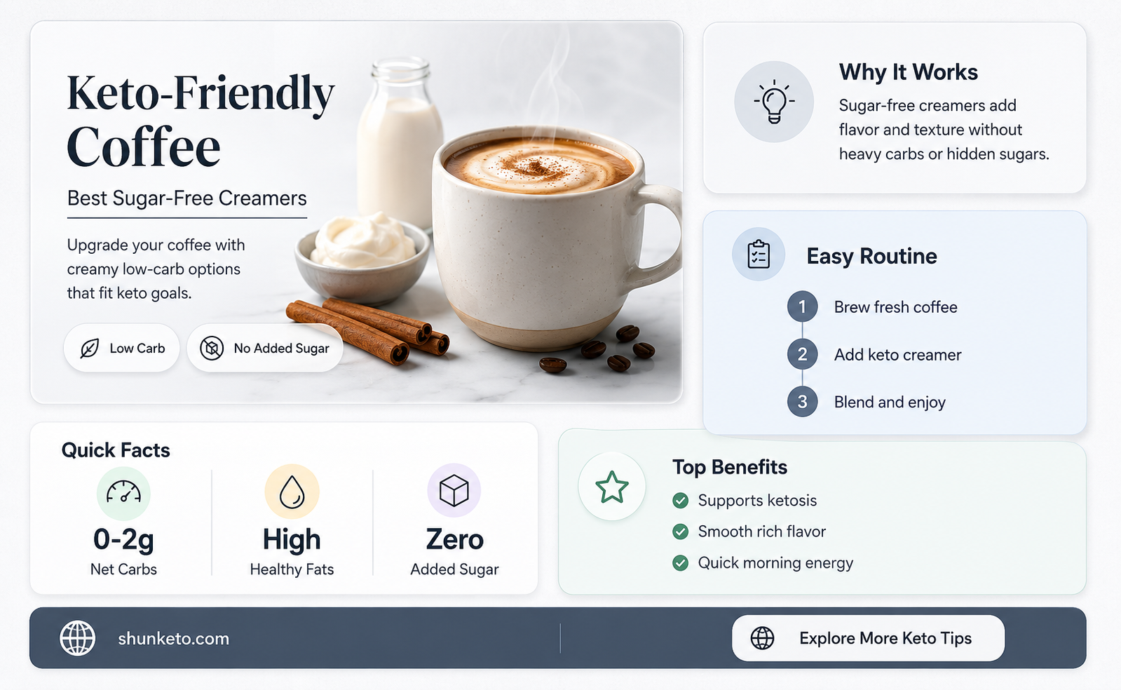 are coffee mate sugar free creamer keto