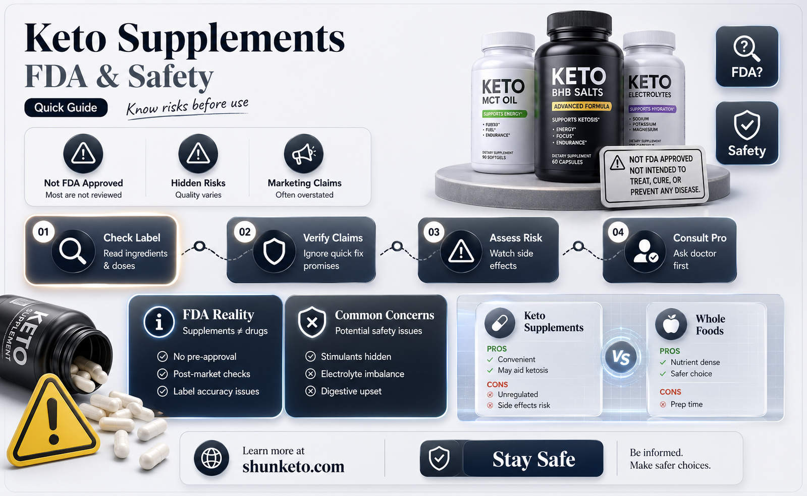 are any keto supplements approved by the fda