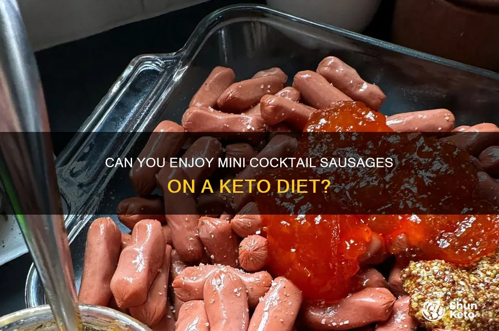 may i eat mini coctail sausages in keto