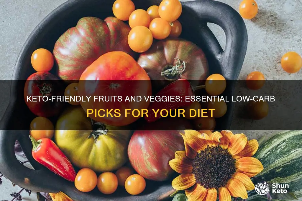 must eat fruits and vegetables keto