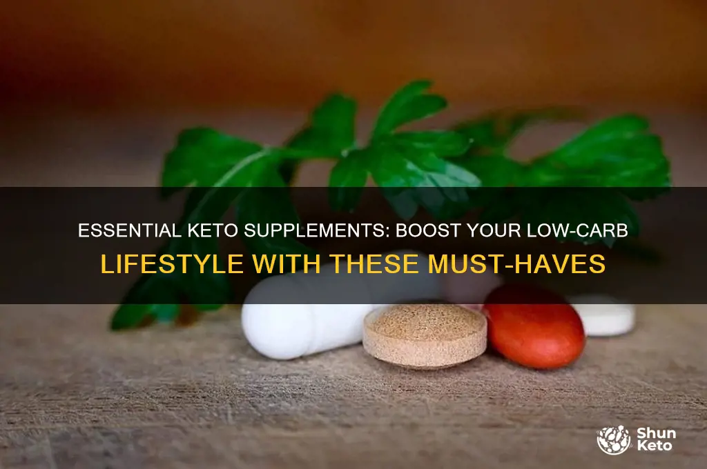 must have supplements for keto diet