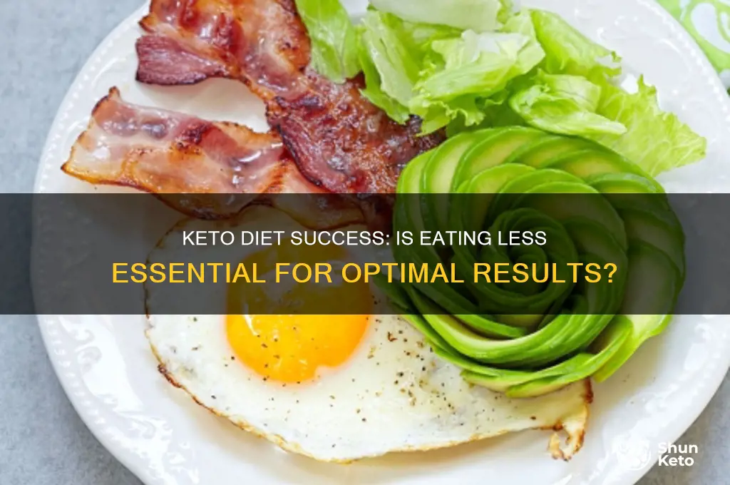 must i eat less on the keto