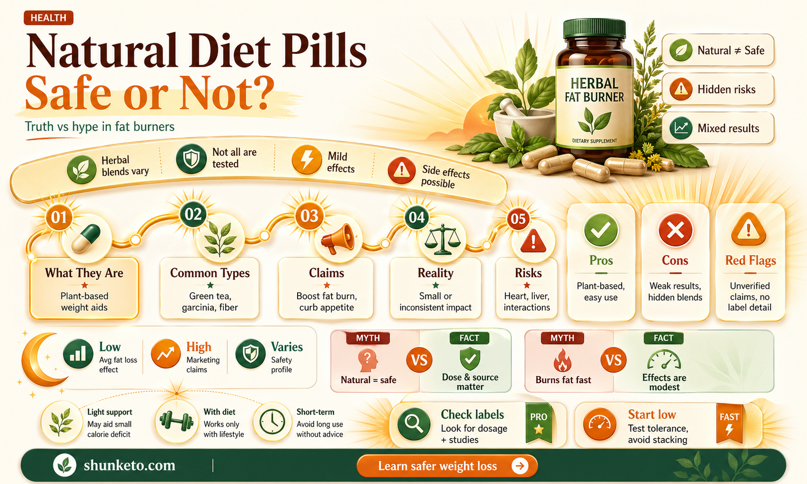 are all natural diet pills safe