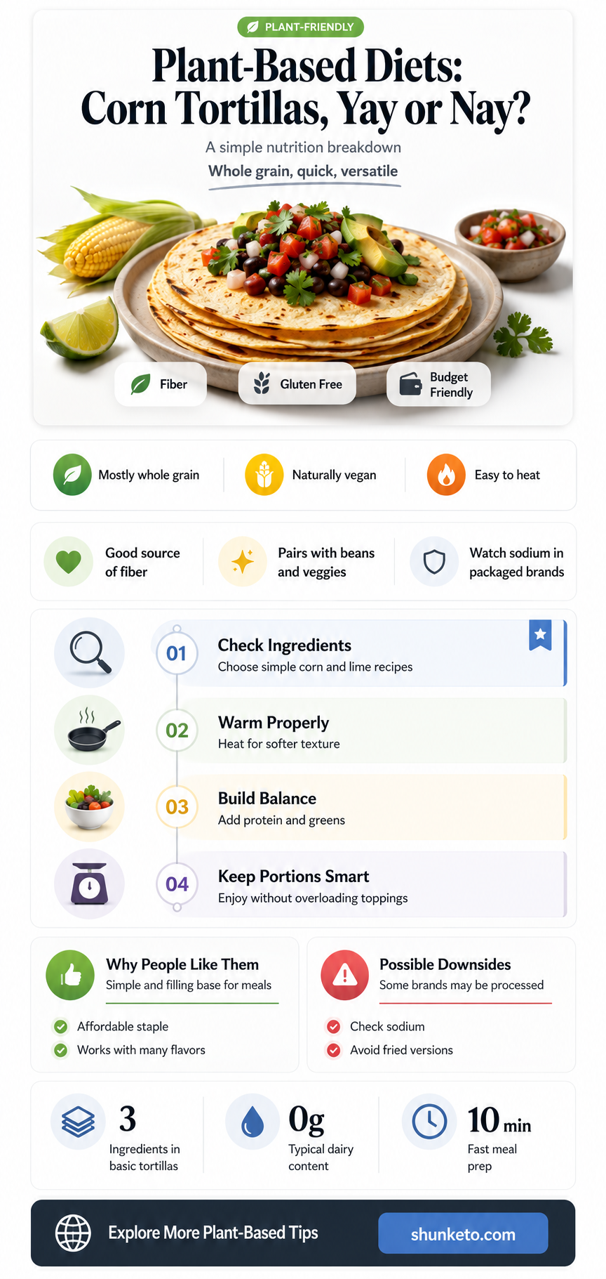 are corn tortillas part of a plant based diet