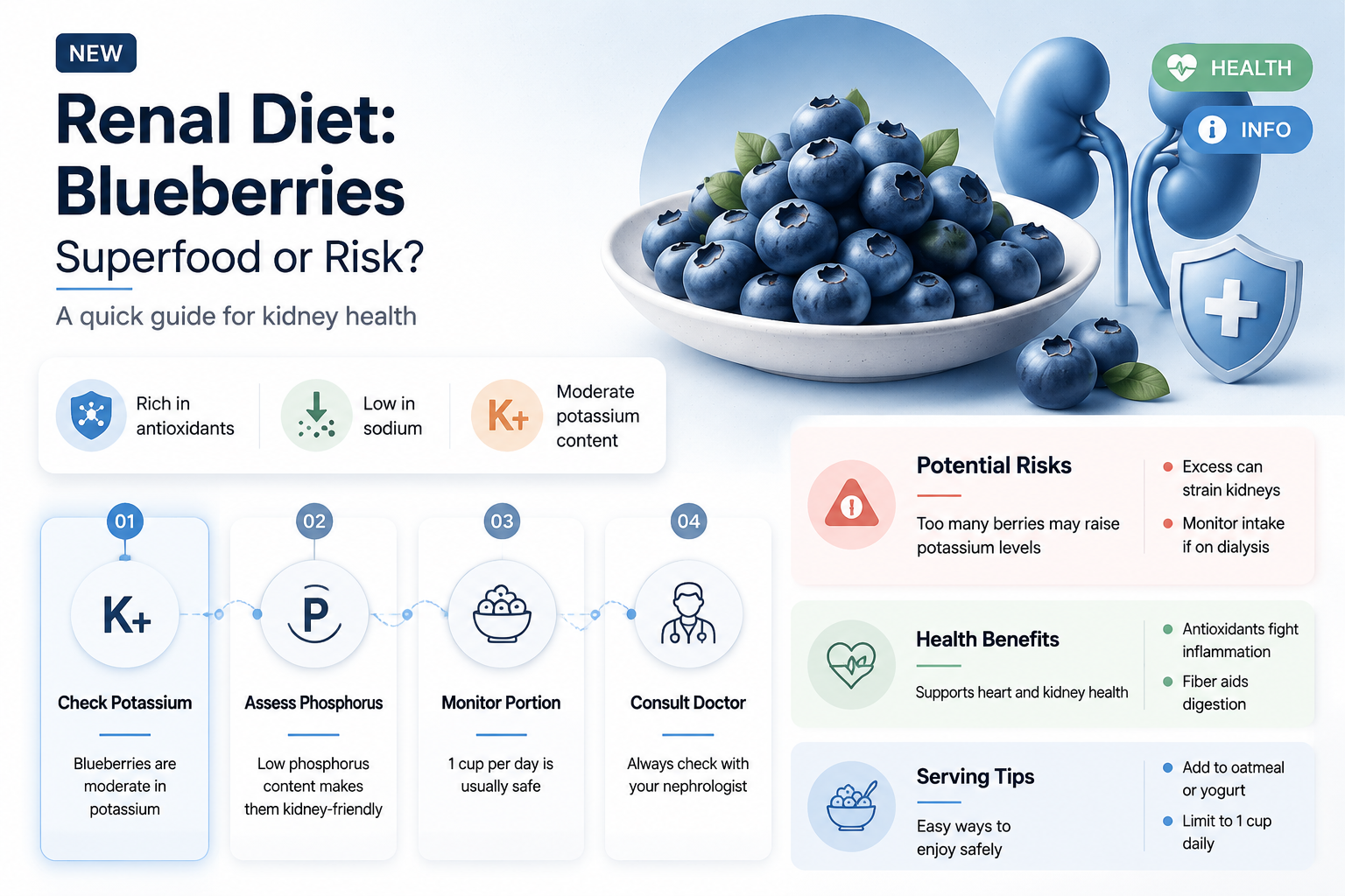 are bluberries ok for renal diet