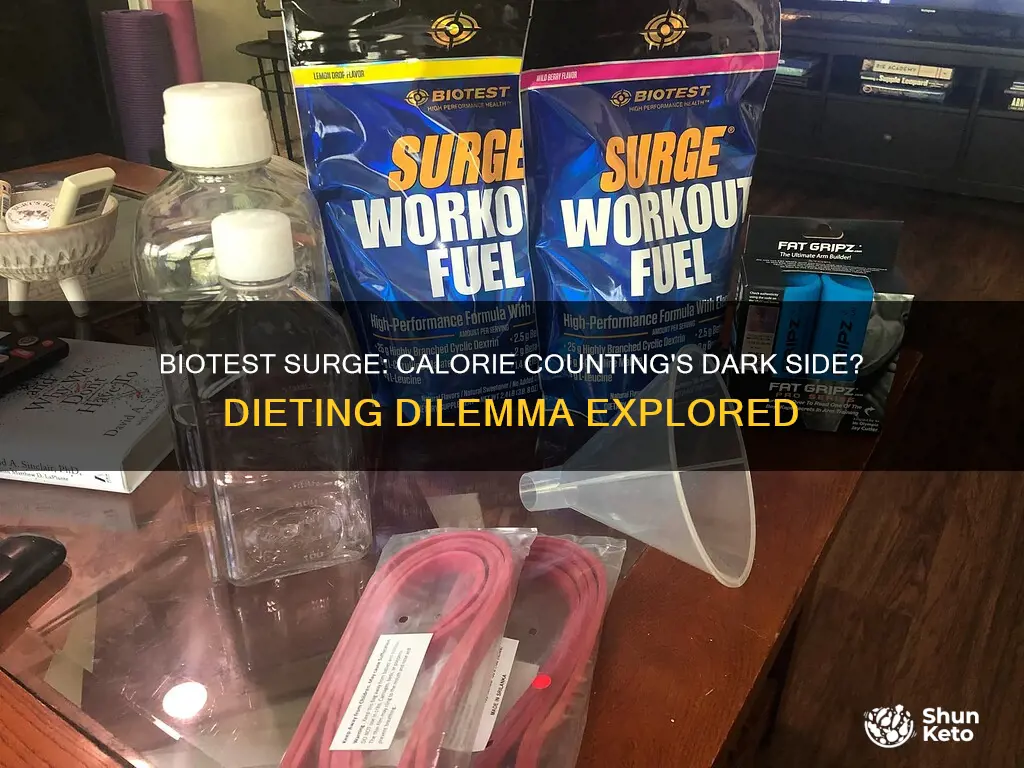 should biotest surge count against your calories when dieting