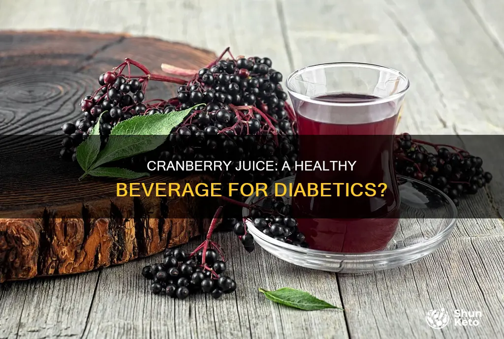 should diabetic drink diet cranberry juice or