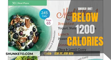 Calorie Counting Conundrum: Navigating Diet Below 1200