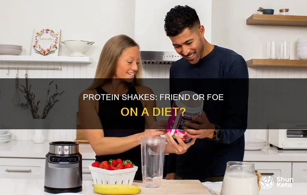 should i drink protein shake while i am on diet