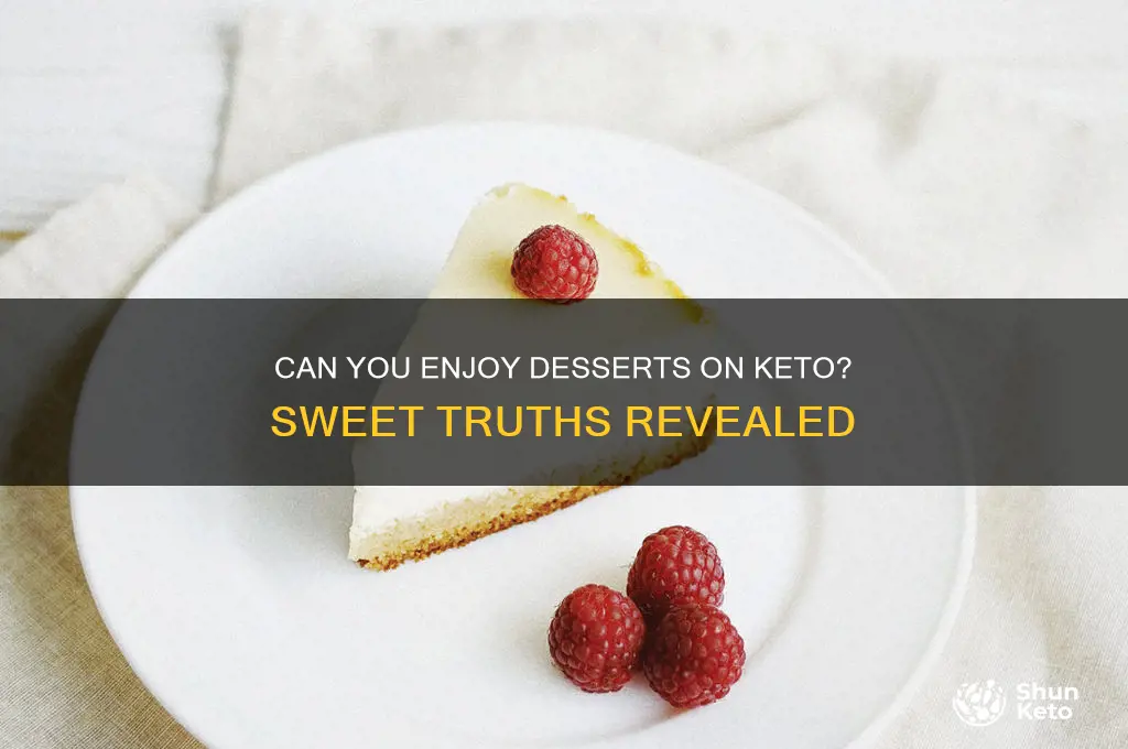should i eat desseets on keto