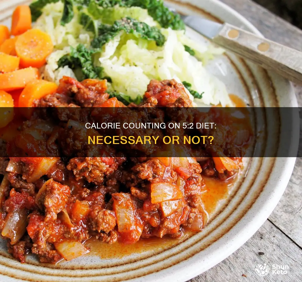 should i limit calories on 5 2 diet