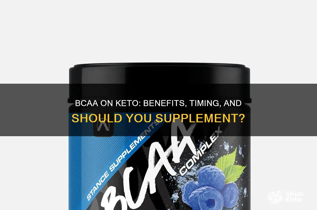 should i take bcaa on keto diet