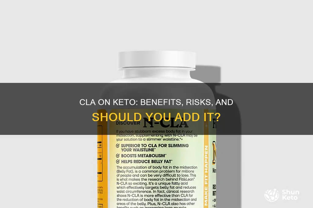should i take cla on keto diet