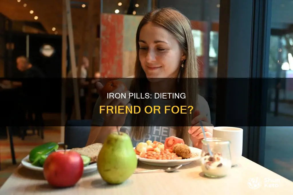 should i take iron pills while dieting