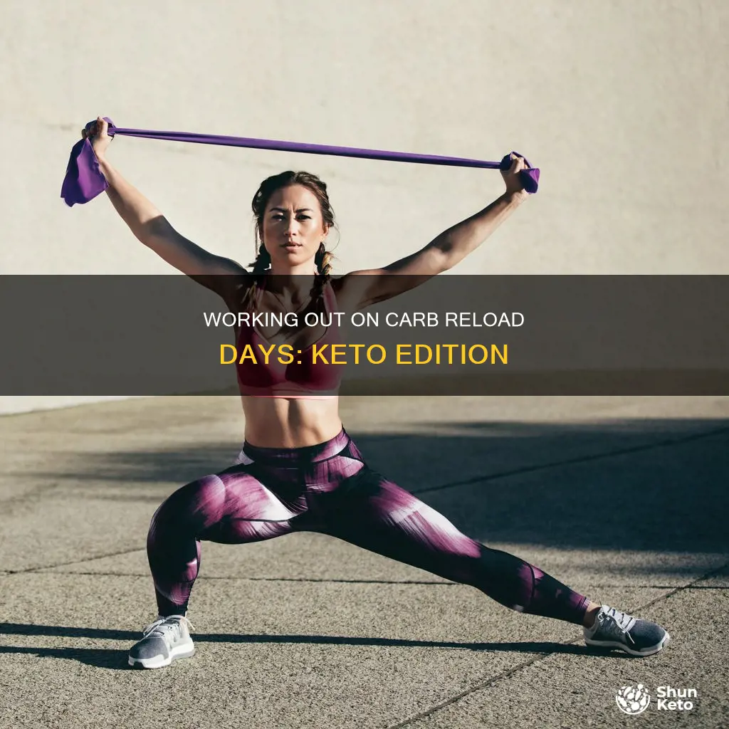 should i workout on carb reload days keto