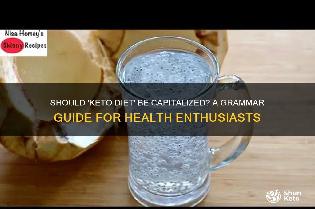 should keto diet be capitalized
