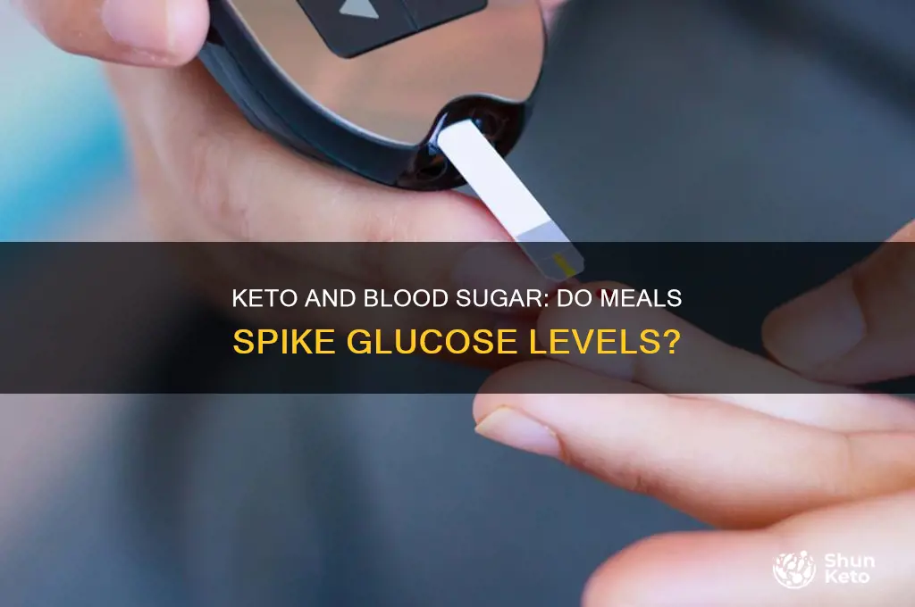 should meals spike blood sugar while eating keto
