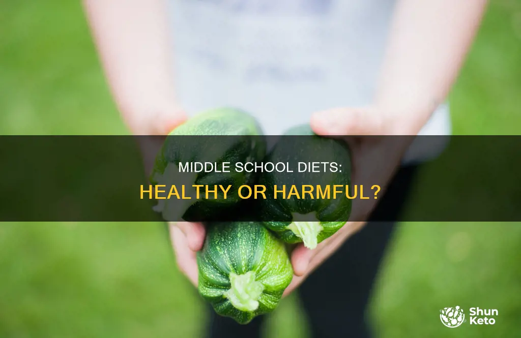 should middle school students go on a diet
