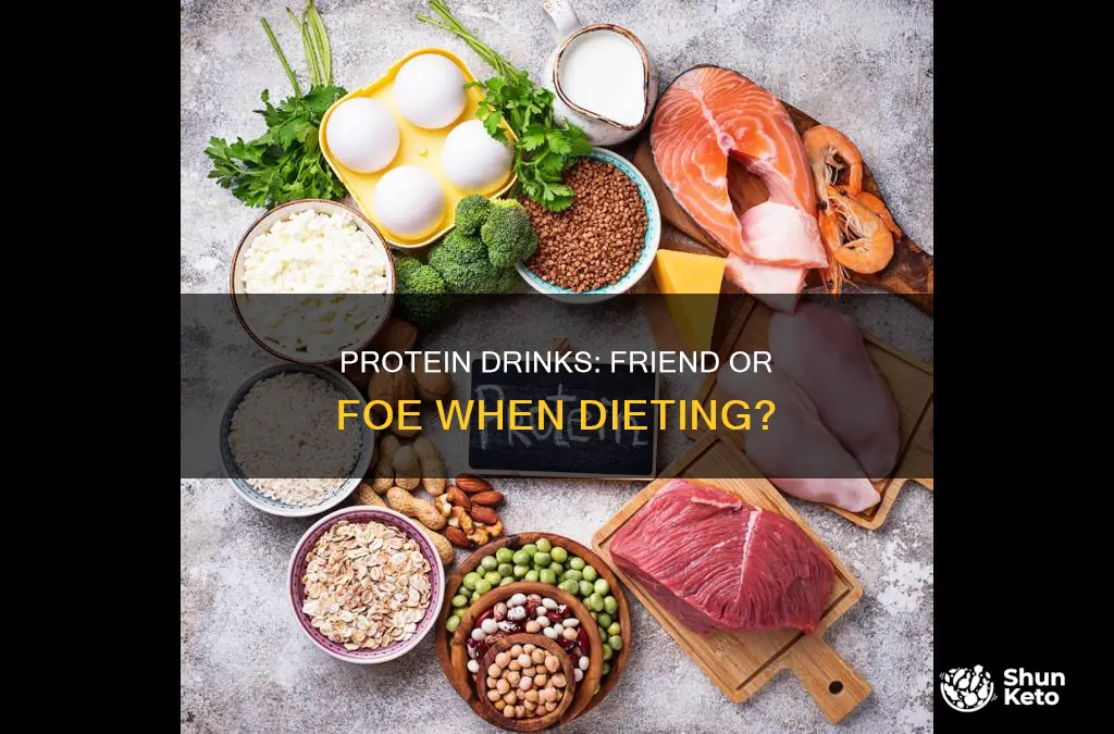 should you drink protein drink if if on diet