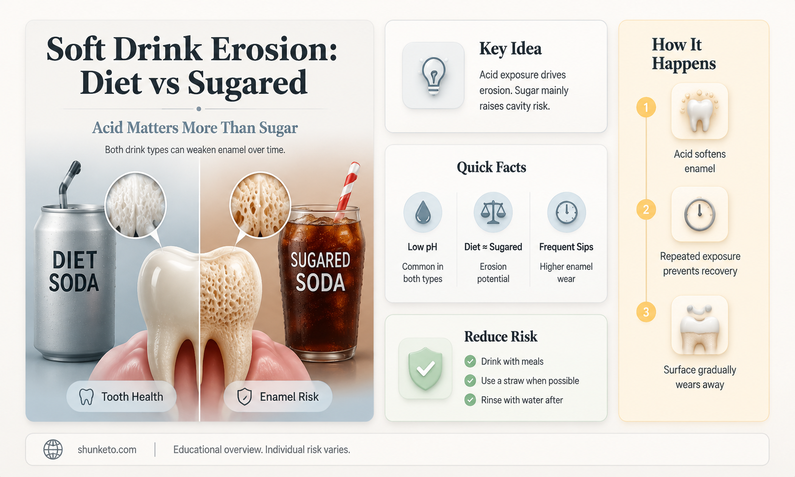 are diet soft drinks more erosive than sugared counterparts