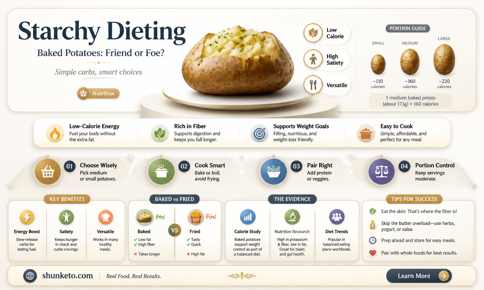 are baked potatoes ok on a diet