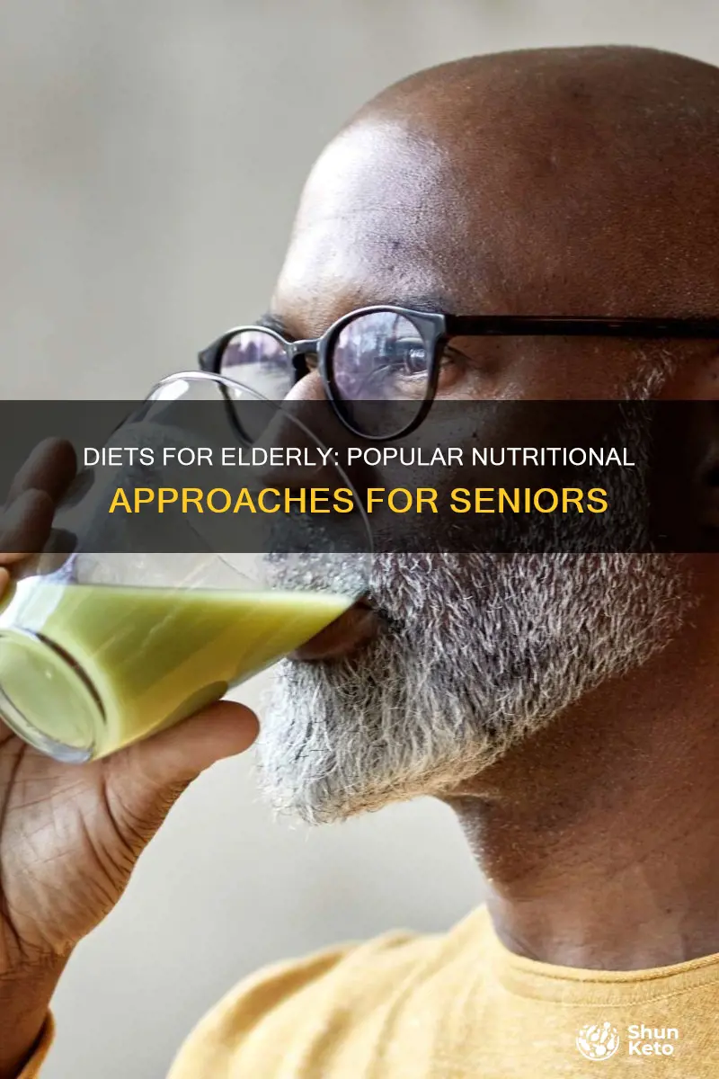 what 2 kinds of diets are common for elderly people