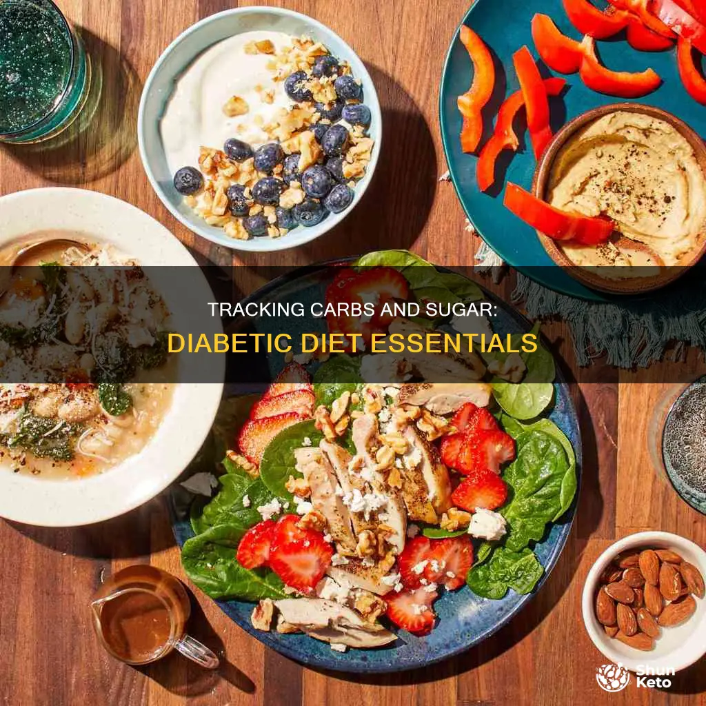 what 2 nutrients are specifically tracked with diabetic diet