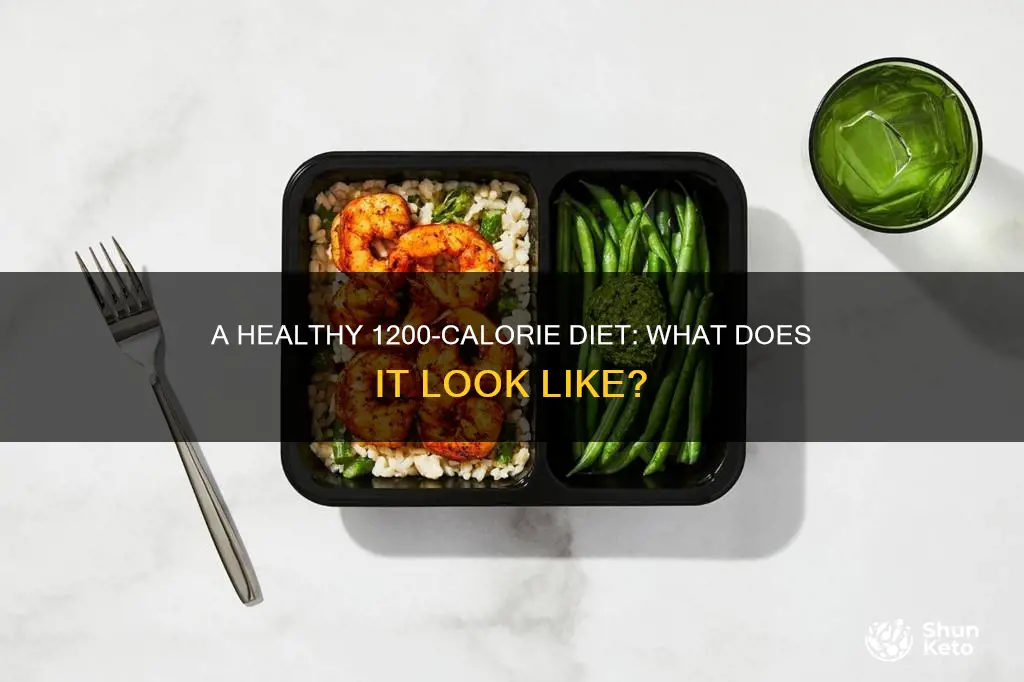 what a 1200 calorie diet looks like