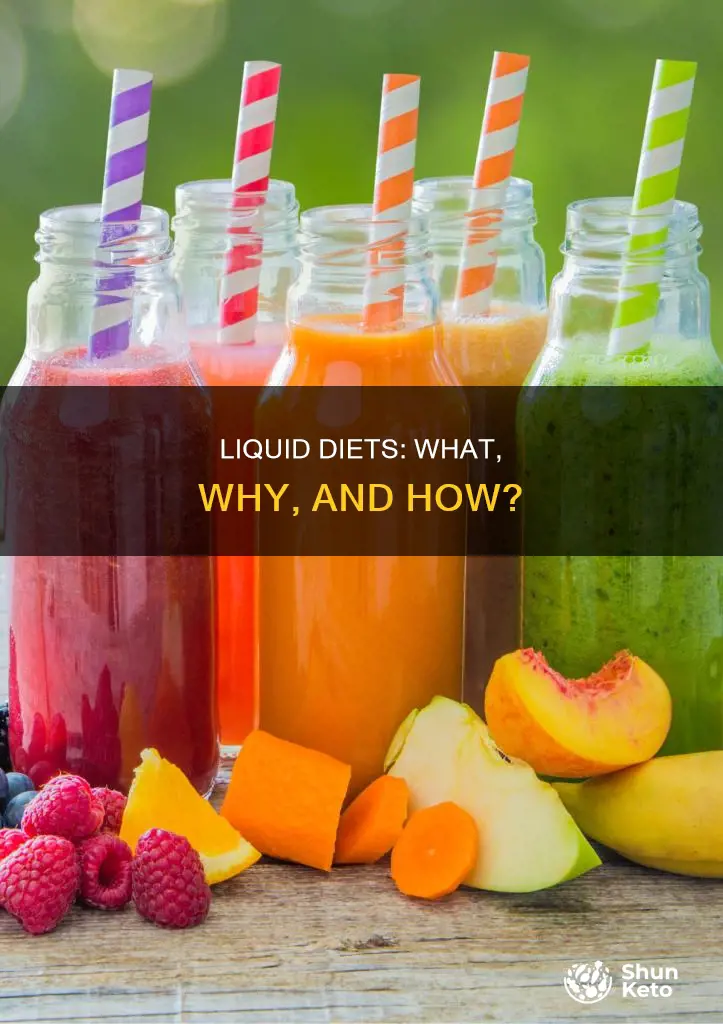 what a liquid diet